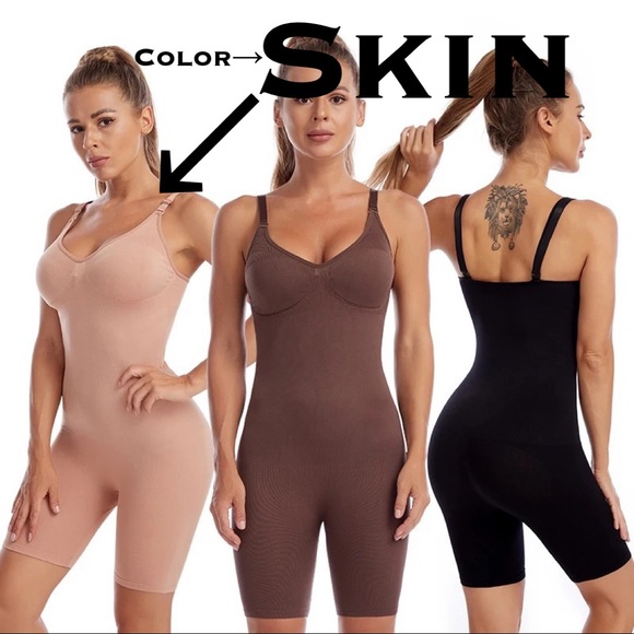 QUALITY Full Body Shaper, spaghetti straps-Back in STOCK - Picture 1 of 6